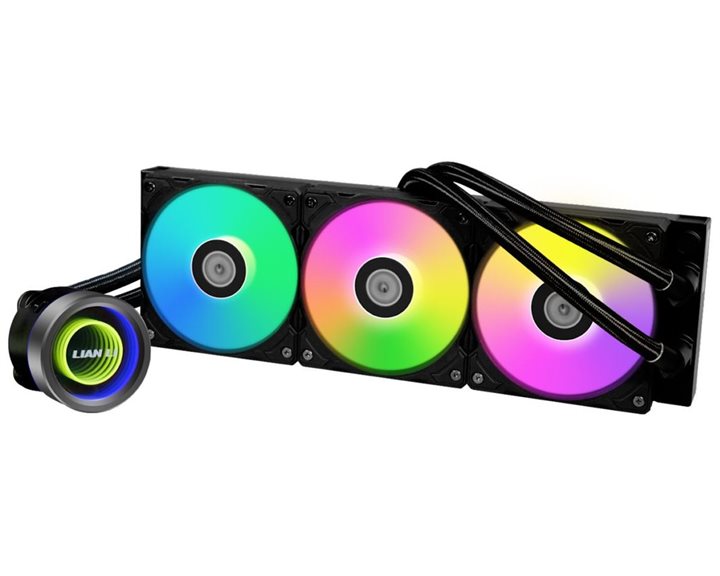 Lian Li Galahad II Trinity 360 Black - AIO GPU Liquid Cooler  with ARGB Fans