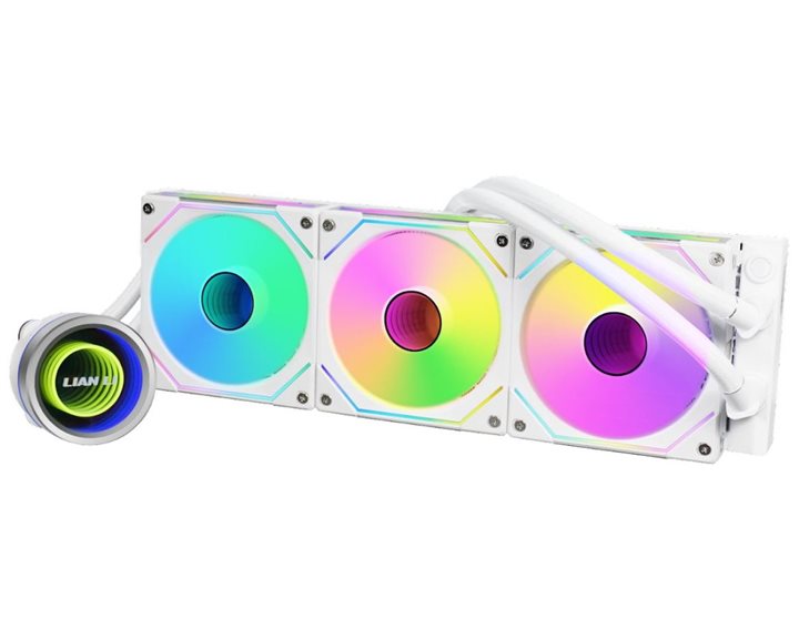 Lian Li Galahad II Trinity 360 SL-Inf White - AIO GPU Liquid Cooler  with ARGB INFINITY Fans