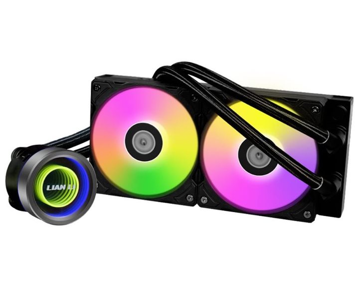 Lian Li Galahad II Trinity 240 Black - AIO GPU Liquid Cooler  with ARGB Fans