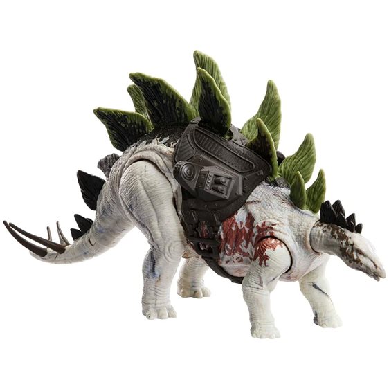 Mattel Jurassic World Dominion Dinosaur Figure Gigantic Trackers Stegosaurus Μεγάλοι Δεινόσαυροι 35 εκ