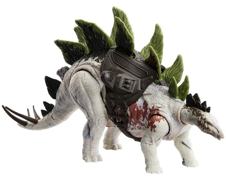 Mattel Jurassic World Dominion Dinosaur Figure Gigantic Trackers Stegosaurus Μεγάλοι Δεινόσαυροι 35 εκ