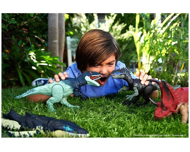 Mattel Jurassic World Dominion Diabloceratops Δεινοσαυροι Με Κινουμενα Μελη, Λειτουργια Επιθεσης Kαι Ηχους HLP16