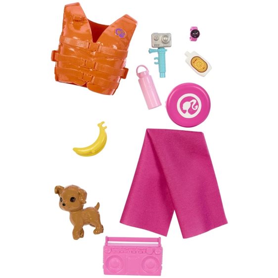 Mattel Barbie Beach Με Σανίδα Σερφ HPL69