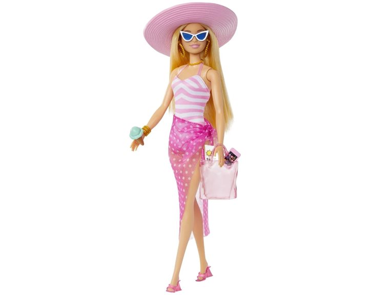 Mattel Barbie Beach Glam Με Αξεσουάρ HPL73