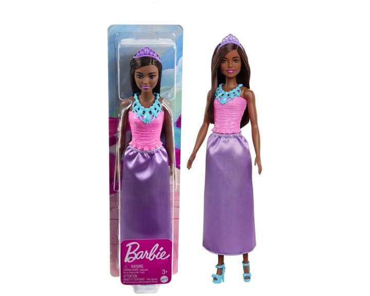 Mattel Barbie Πριγκιπικό Φόρεμα Μωβ Φούστα HGR02