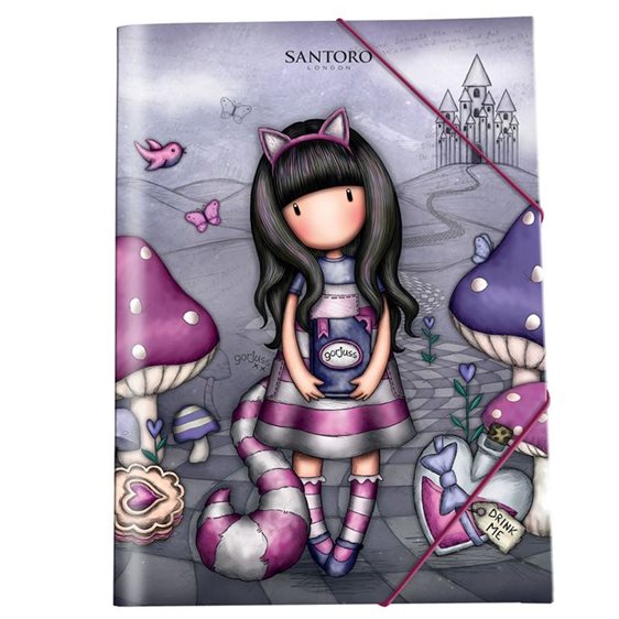 Ντοσιέ Λάστιχο 25x35 Graffiti Santoro Gorjuss 23710