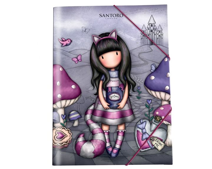 Ντοσιέ Λάστιχο 25x35 Graffiti Santoro Gorjuss 23710