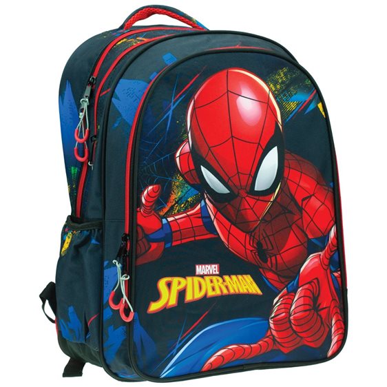 Σακίδιο Πλάτης Δημοτικού Spiderman Blue Net 337-04031