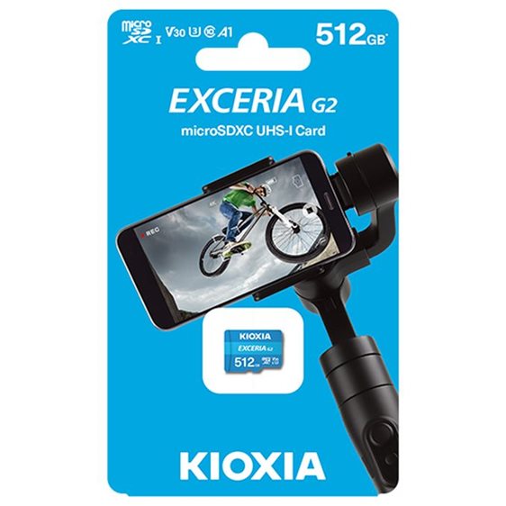 Kioxia Exceria G2 microSDXC 128GB Class 10 U3 V30 UHS-I με αντάπτορα LMEX2L128GG2