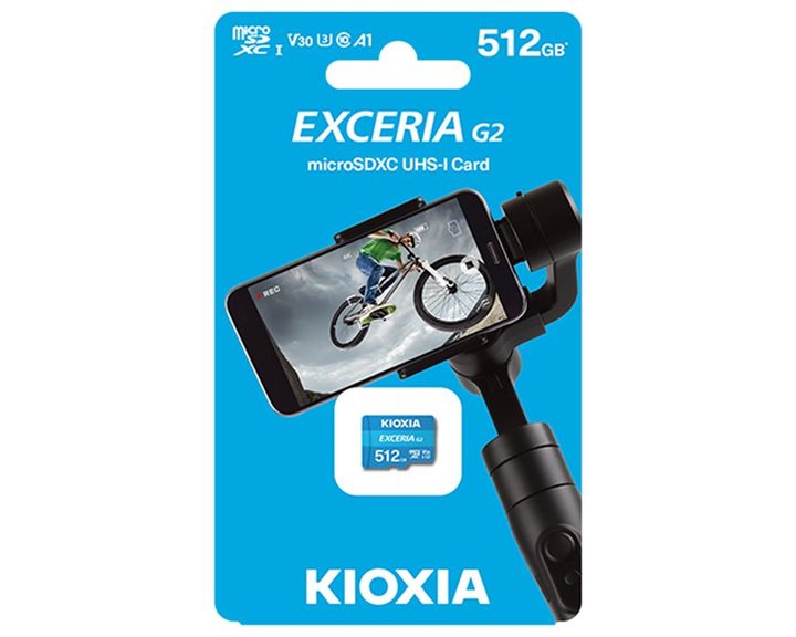 Kioxia Exceria G2 microSDXC 128GB Class 10 U3 V30 UHS-I με αντάπτορα LMEX2L128GG2