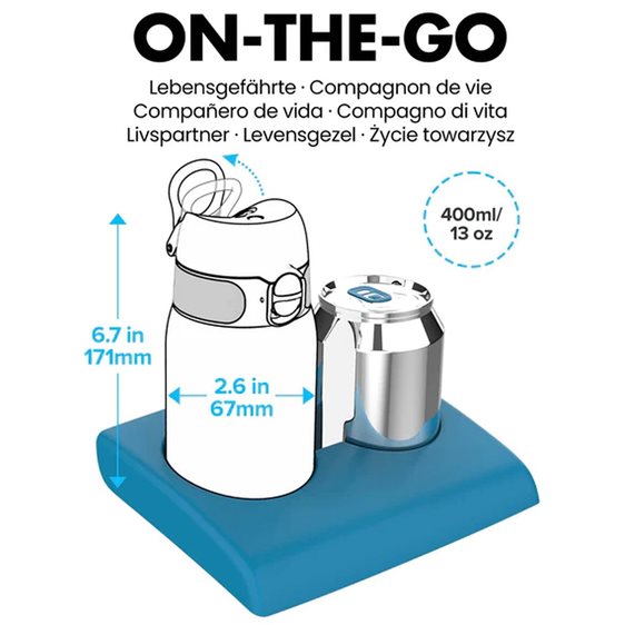 Παγούρι Μεταλλικό ION8 400ml Dino