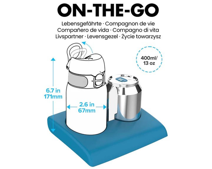 Παγούρι Μεταλλικό ION8 400ml Dino