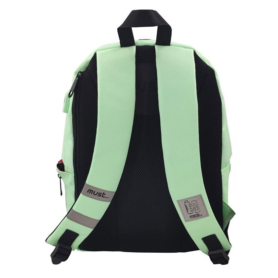 Σακίδιο Πλάτης Must 32x17x42cm Monochrome 1 θήκη RPET Plus Λαχανί Fluo 584606