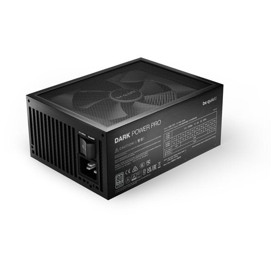 BEQUIET PSU DARK POWER PRO 13 1300W BN331, TITANIUM CERTIFIED, MODULAR CABLES, SILENT WINGS 135MM FAN, 10YW.