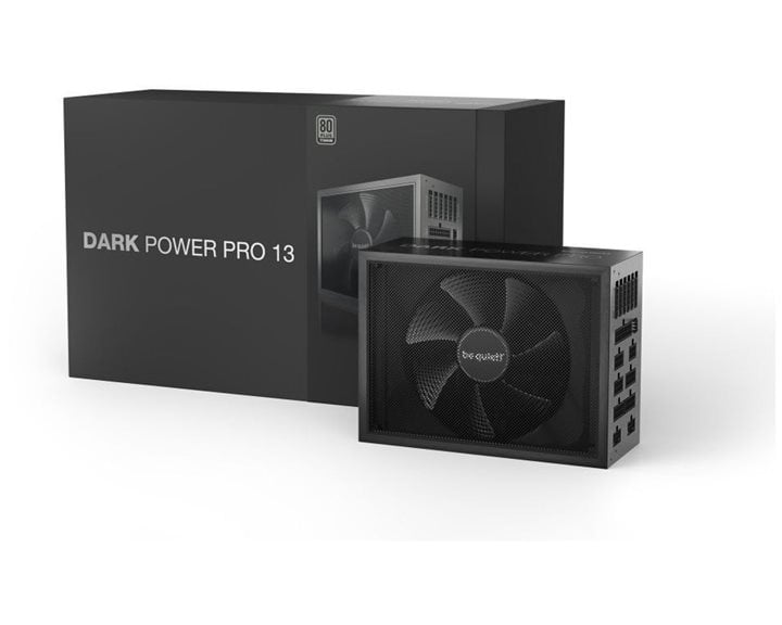 BEQUIET PSU DARK POWER PRO 13 1300W BN331, TITANIUM CERTIFIED, MODULAR CABLES, SILENT WINGS 135MM FAN, 10YW.