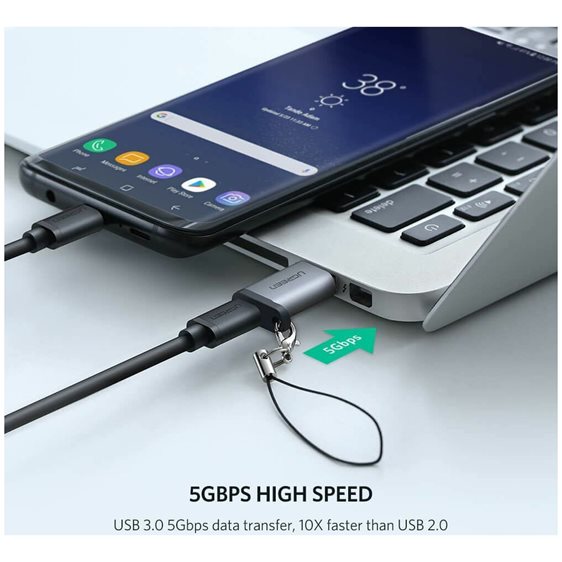 Adaptor USB 3.0  to TYPE-C 3.1 M/F UGREEN US276 50533