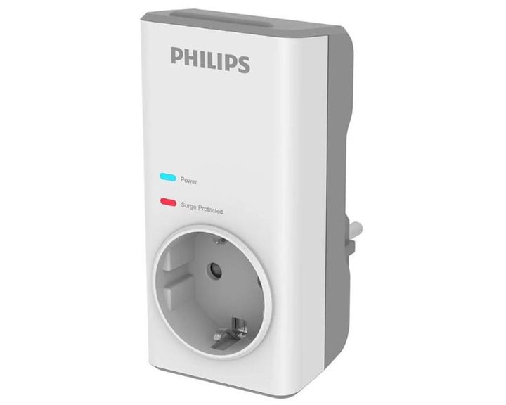 Philips CHP7010W/GRS Μονόπριζο ασφαλείας 1140J CHP7010W/GRS