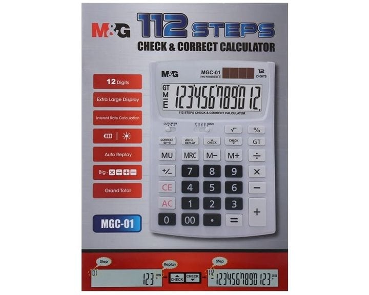 Αριθμομηχανή M&G 12 Ψηφίων ADG9875911