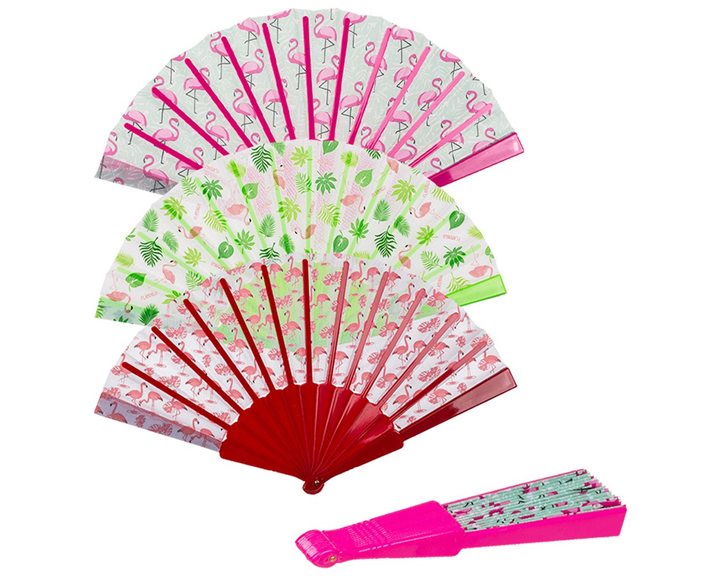Βεντάλια Flamingo Fan 23cm