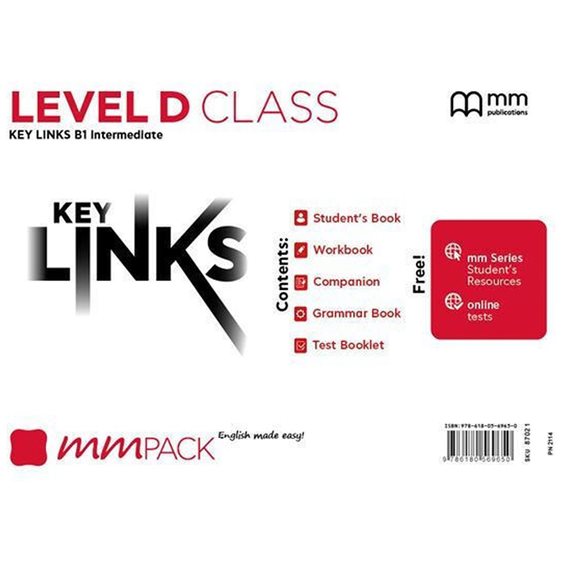 Mm Key Links D Class - Sku 87021 (key Links B1 Pack)