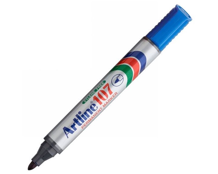 Μαρκαδόρος Artline Ανεξίτηλος EK-107 PL 1.5mm Μπλε