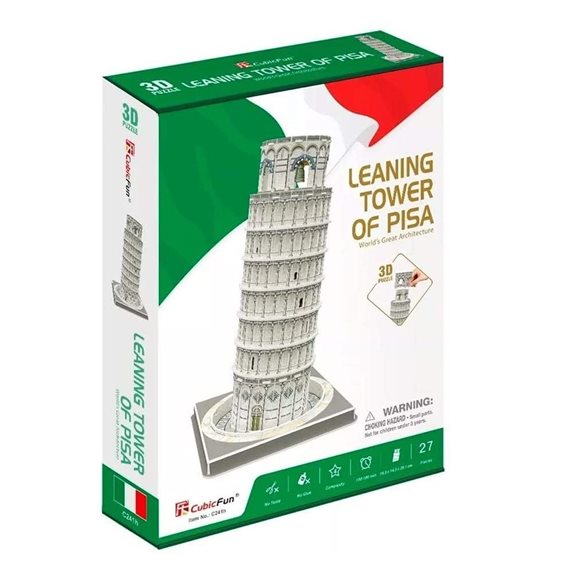 Πάζλ CubicFun 3D Leaning Tower Of Pisa 27pcs c241h