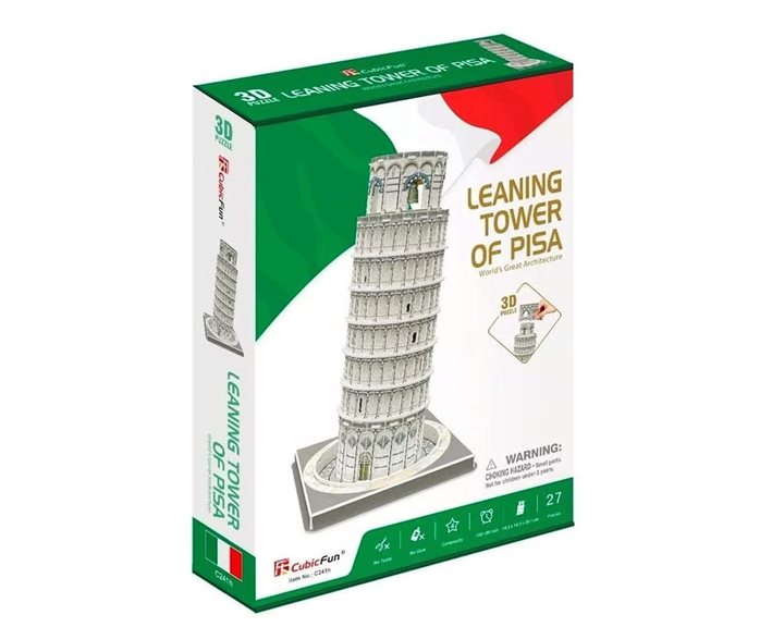 Πάζλ CubicFun 3D Leaning Tower Of Pisa 27pcs c241h