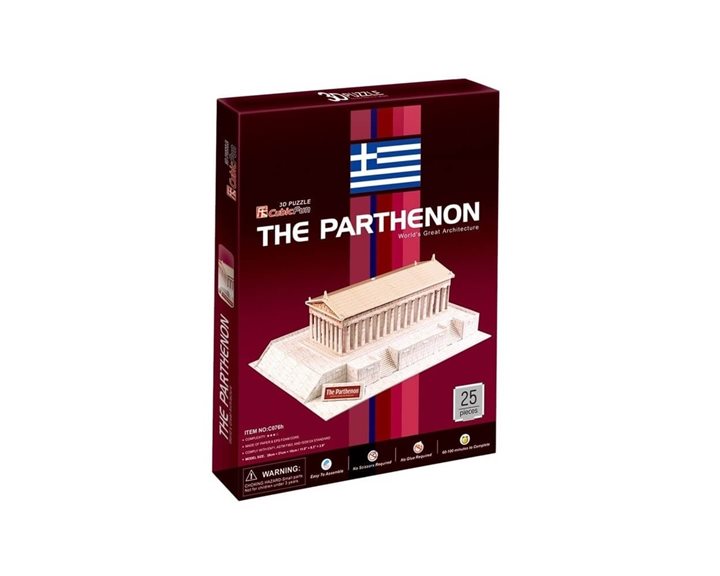 Πάζλ CubicFun 3D The Parthenon 25pcs c076h