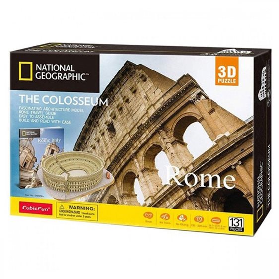 Πάζλ CubicFun 3D National Geograrhic The Colosseum