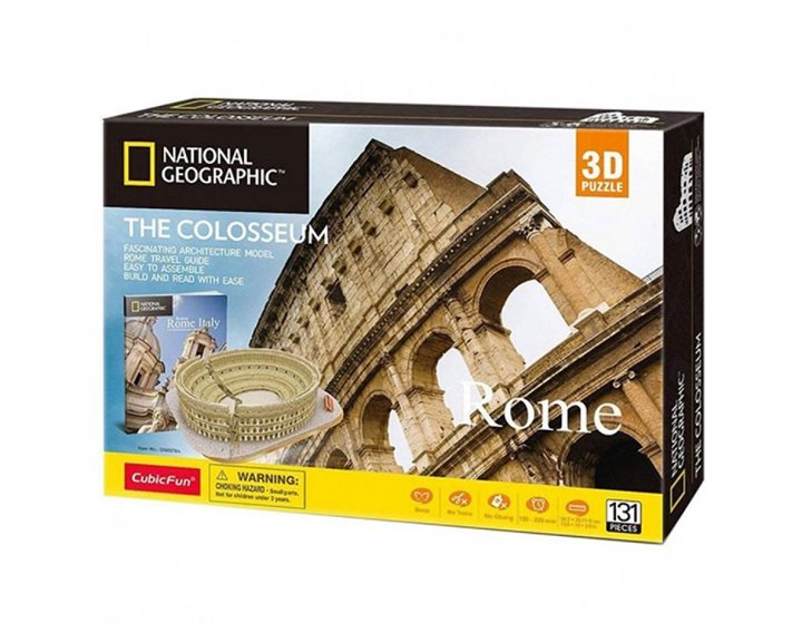 Πάζλ CubicFun 3D National Geograrhic The Colosseum