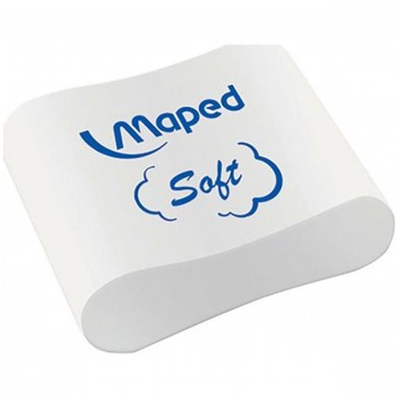 Γόμα Maped Essentials Soft mediym λευκη