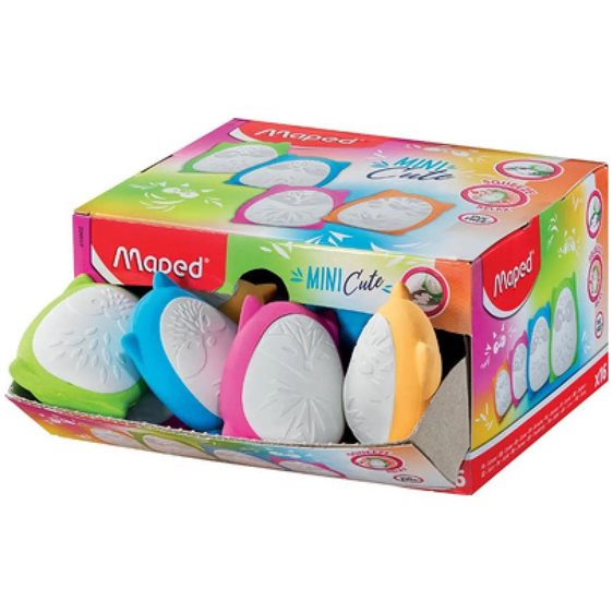 Γόμα maped mini cute squeeze display