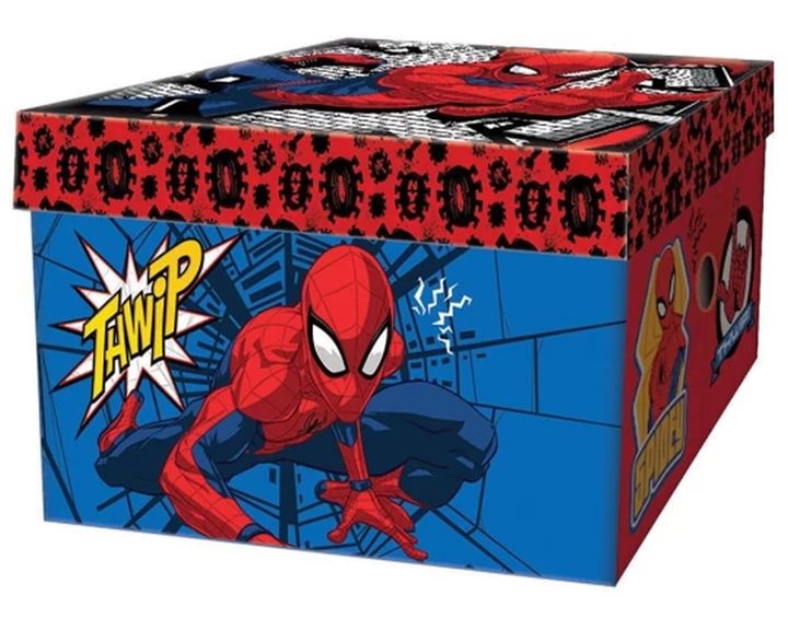 Κουτί Αποθήκευσης Χάρτινο 33x24x18cm Spiderman 508320