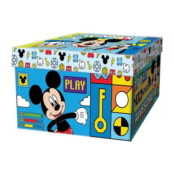 Κουτί Αποθήκευσης Χάρτινο 33x24x18cm Mickey 000564155