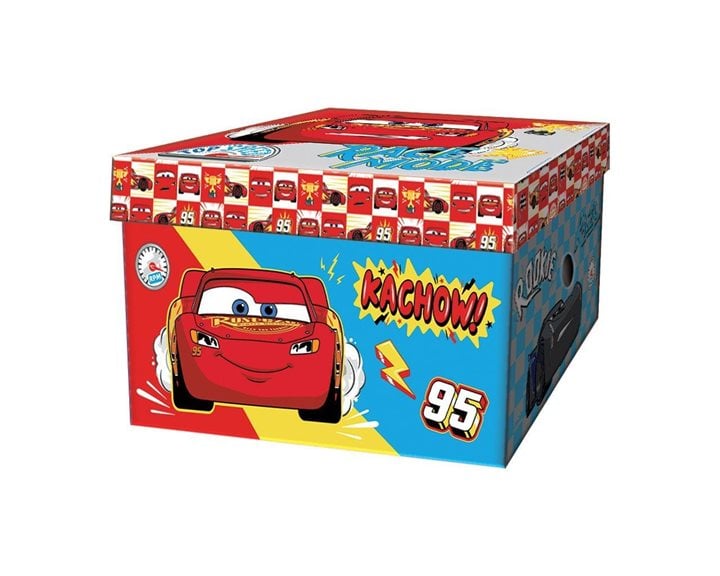 Κουτί Αποθήκευσης Χάρτινο 33x24x18cm Cars 000564156