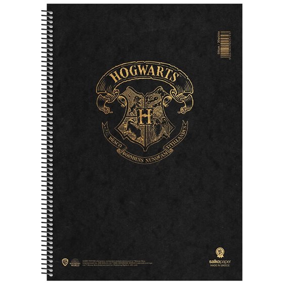 Τετράδιο Σπιράλ 17x25 Salko Hogwarts 1Θέμα 7351