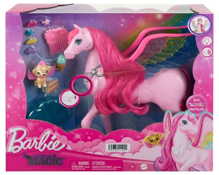 BARBIE ΡΟΖ ΠΗΓΑΣΟΣ - HLC40
