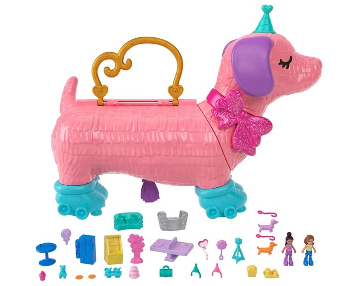 Mattel Polly Pocket  Σκυλάκι Πινιάτα Έκπληξη Σετ