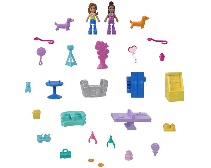Mattel Polly Pocket  Σκυλάκι Πινιάτα Έκπληξη Σετ