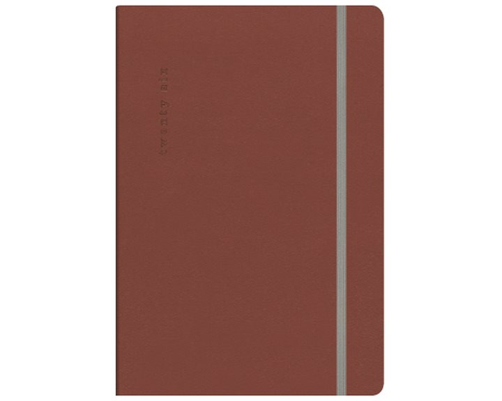 Ημερολόγιο Ημερήσιο 13.8x20.4 με Λάστιχο Λαδί