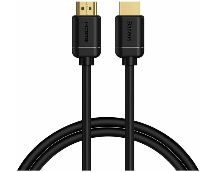 Baseus 2x HDMI 2.0 4K 60Hz Cable HDR 18Gbps 1m Black (CAKGQ-A01) (BASCAKGQ-A01)