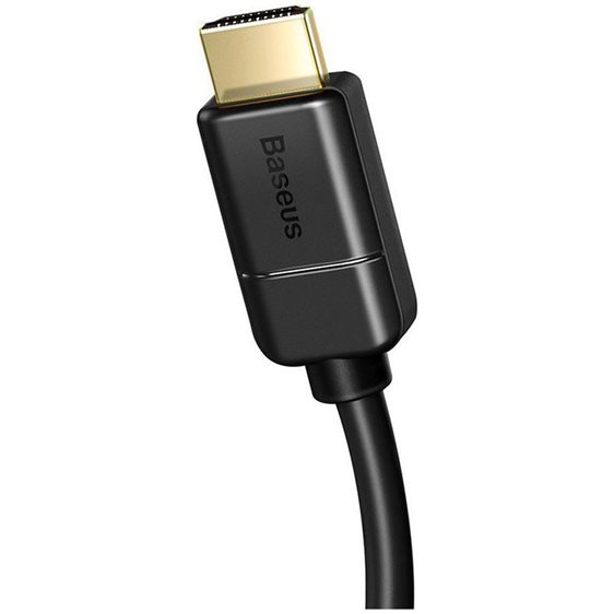 Baseus 2x HDMI 2.0 4K 60Hz Cable HDR 18Gbps 1m Black (CAKGQ-A01) (BASCAKGQ-A01)