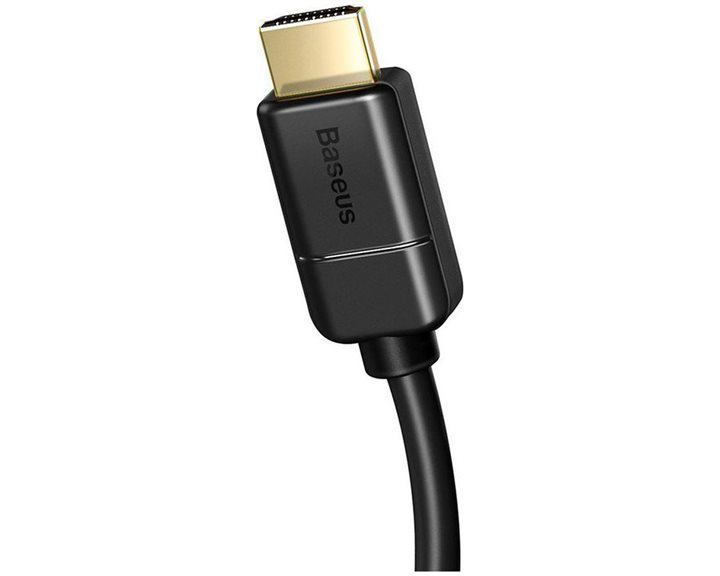 Baseus 2x HDMI 2.0 4K 60Hz Cable HDR 18Gbps 1m Black (CAKGQ-A01) (BASCAKGQ-A01)