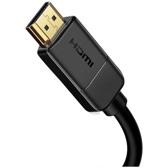 Baseus 2x HDMI 2.0 4K 60Hz Cable HDR 18Gbps 1m Black (CAKGQ-A01) (BASCAKGQ-A01)