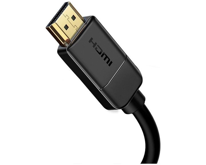 Baseus 2x HDMI 2.0 4K 60Hz Cable HDR 18Gbps 1m Black (CAKGQ-A01) (BASCAKGQ-A01)