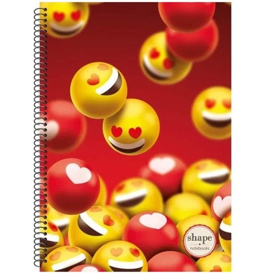 Τετράδιο Σπιράλ 17x25 Shape Like 3Θεμ.90φ.