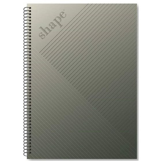 Τετράδιο Σπιράλ Α4  Shape Metal 4Θεμ.120φ.