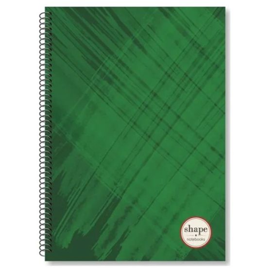 Τετράδιο Σπιράλ Α4  Shape Brush 4Θεμ.120φ.