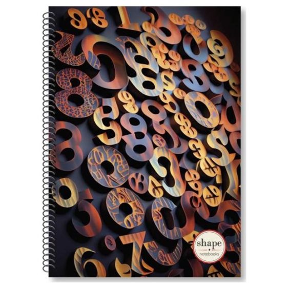 Τετράδιο Σπιράλ Α4  Shape Numbers 4Θεμ.120φ.