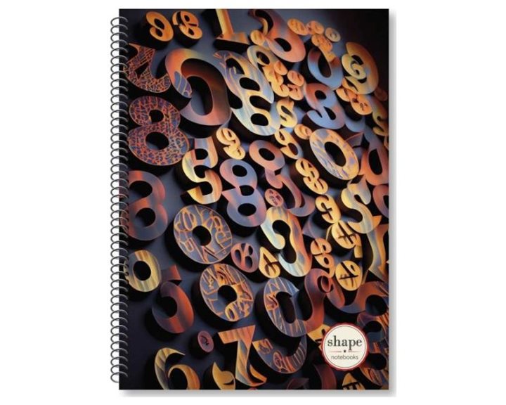 Τετράδιο Σπιράλ Α4  Shape Numbers 4Θεμ.120φ.
